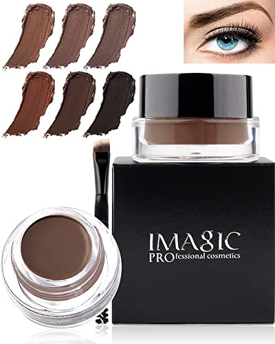 Lestpola Augenbrauen-Creme-Gel, wasserfest, für Augenbrauen, Augenbrauengel, langanhaltend, Medium Brown