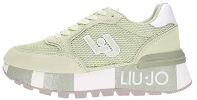 Scarpe Donna Liu-Jo Amazing 25 Sneaker Pelle/Ecopelle/Tessuto Light Green DS24LJ01 BA4005 PX303 35