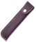 Kaizuca Kugelschreiber Etui, Leder Stift Etui, Leder Federmäppchen, Crazy Horse Leder, mit Metallverschluss, für Füllfederhalter Stiftemappe Kugelschreiber Eingabestift (Lila)