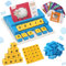 Afufu Spanisch 64 Karten Buchstaben Alphabet Lernen&Zahlen Rechen Spiel, 3in1 Montessori Kinder Spielzeug Lernspiele ab 3 Jahre, Activity Spielzeuge Einschulung Geschenk Mädchen Junge 4 5 6 7 8 Jahre