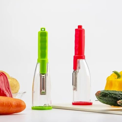 Generic Hot Sale Multi-Function Stainless Steel Fruits and Vegetable Peeler with Container, E0081