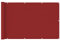 Rantry Brise-vue rouge pour balcon - En polyéthylène haute densité - 120 x 600 cm - Protection contre le vent et le soleil - Pour l'extérieur