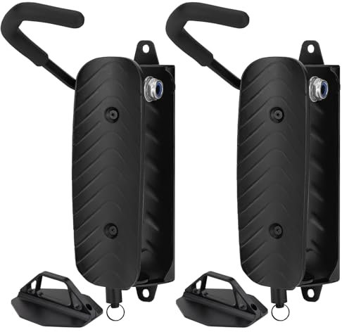 Support mural pour vélo, pivotant, support vertical, pour garage, VTT, VTT, support mural (2 ensembles)