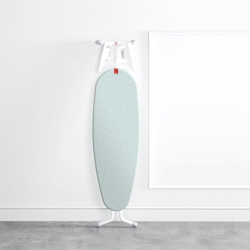 Rayen | Fodera universale per asse da stiro | Fodera da stiro regolabile EasyClip | 4 strati: 100% cotone con titanio | Imbottitura in schiuma | Dimensioni: 130 x 47 cm | Stampaggio