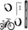 E-Bikes-Batteriehalterung – vielseitige E-Bike-Akku-Halterung, Ebike-Umbausatz, Aluminiumlegierung, Ebike- -Montagerahmen, praktischer Akku-Adapter, für E-Bike-Akku