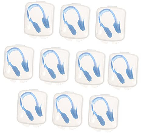 KICHOUSE 30pezzi Pz di Tappanaso Morbido e Confortevole per Nuoto Clip Antispruzzo per Piscina Accessori per Sport Acquatici per Allenamento e attività