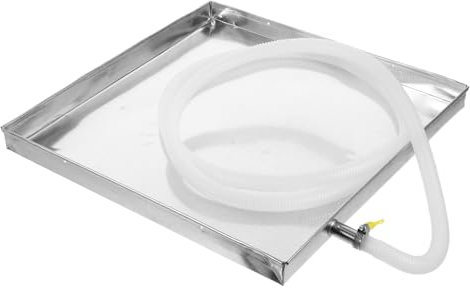 ANDRESLAD 2sets Portable Air Conditioner Drain Pan Washing Machine Tray Ac Unit Drain Pan Floor Protection Drip Water Drip Tray