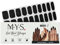 MYSc Gel Nail Wraps (Starlit Onyx), Semi-Cured Gel Nail Wraps, 20 UV Gel Strips for a Long-Lasting, Salon-Quality Manicure at Home, Easy to Apply, No Smudges, Easy to Remove, Works with Any UV Lamp