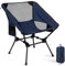 Campingstuhl Faltbar 150kg, Ultraleichter Tragbar Klappstuhl mit 2 Seitentaschen, Kompakter Angelstuhl Klappbar mit Tragetasche für Camping, Strand, Picknick, Outdoor und Wandern