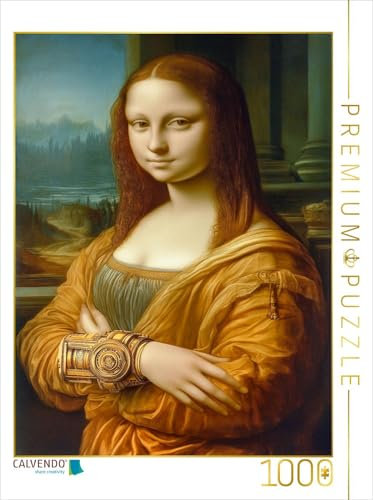 CALVENDO Puzzle Mona Lisa KI | 1000 Teile Lege-Größe 48 x 64 cm Foto-Puzzle für glückliche Stunden