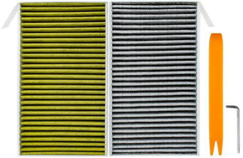 Innenraumfilter-Klimaanlage mit Aktivkohle Ersatz Kabinenklimaanlage Autozubehör ModelY für Tesla Model 3 Y