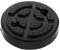 FELTECHELECTR Auto Jack Lift Pad Gummiauflage Runde Heavy Duty Gummipads für Hydraulische Wagenheber Stoßdämpfung rutschfest Kompatibel für Verschiedene Hebebühnen