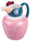 Pichet perroquet 2,2 L en porcelaine, peint à la main, Tuca Tuca