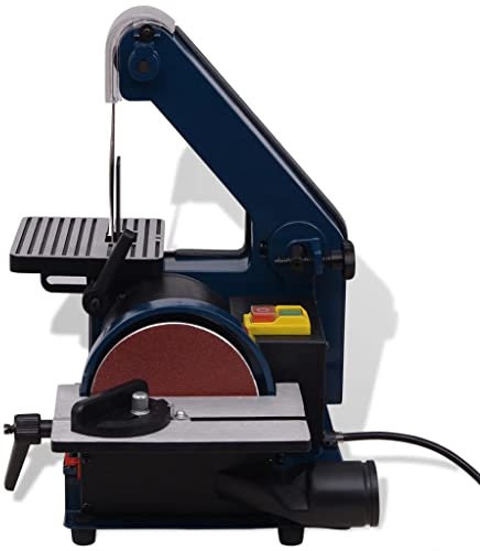 Generico Levigatrice Combinata con Nastro e Disco 300 W,Smerigliatrici