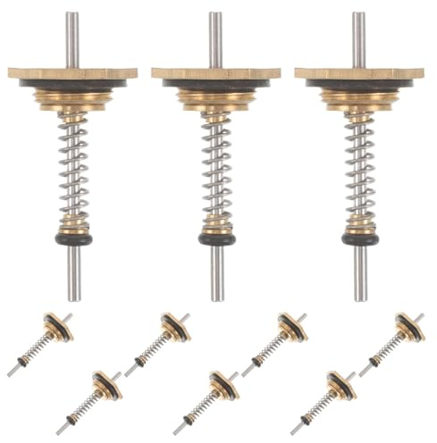 NUOBESTY 10 Sets Gas Wassererhitzer Zubehör mit Stabiler Wasser Gas Kopplung Metall und Kunststoff Sechskantige Mutter und Federstift pro Packung Breite Kompatibilität für Heizungen