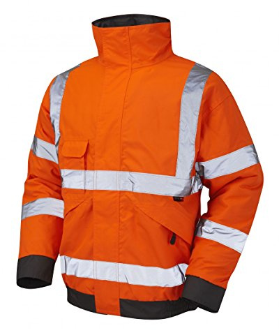 Leo Workwear Chivenor PU Coated Polyester Warm Quilt Lining Bomber Jacket