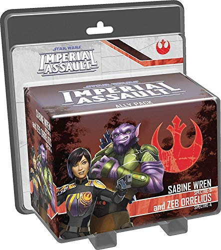 Fantasy Flight Games FFGSWI56 Sabine Wren and Zeb Orrelios Ally Pack: Star Wars Imperial Assault, Multicoloured