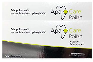 2x 20ml ApaCare Polish Zahnpolierpaste Flüssiger Zahnschmelz │NEU
