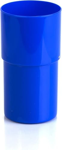 Kimmel Trinkbecher 250 ml Becher Kinderbecher Partybecher Plastikbecher, aus Kunststoff, Mehrweggeschirr, Farbe blau