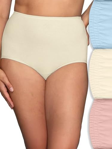 Vanity Fair Illumination Damen-Höschen, Briefs, seidiger Stretch und Satinbesatz