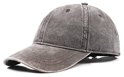 Zylioo XL/XXL Vintage Basecap Kappe Für Großen Kopf Pigment Baseballkappe Washed Cotton Used Look Baseball Cap Waschbare Cappy