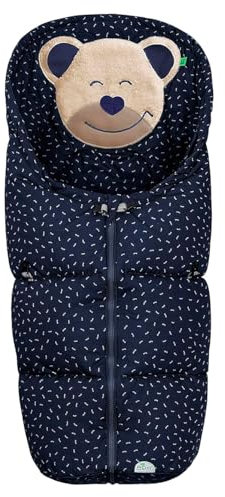 Odenwälder Fußsäckchen Mucki Fashion Little Snow (Marine)