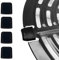 Rubber Bumpers for Air Fryer, Premium Rubber Feet, Silicone Pieces, Rubber Tips, Anti-scratch Protective Cover for Air Fryer Tray, Air Fryer Replacement Part