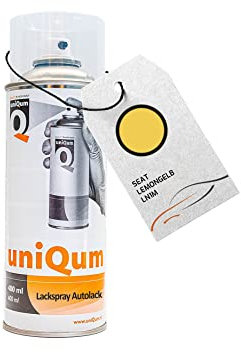 uniQum Autolack Spraydose für SEAT LEMONGELB LN1M Autolack Reparatur 400 ml
