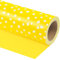 WRAPAHOLIC Wendbares Geschenkpapier, Mini-Rolle, 43,2 x 94,4 m, gelbes und zartes Punkte-Design für Geburtstag, Urlaub, Hochzeit, Babyparty