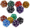 Dadi Poliedrici 12 Pezzi per Giochi di Ruolo E Giochi da Tavolo - Dadi D30 da 30 Facce per Giochi di Dadi
