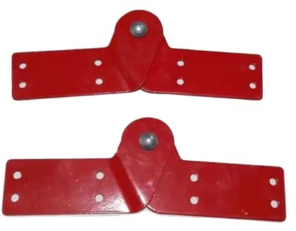 Aluminum Step Ladder Hinge Tie Rod Replacement Kit for Herringbone Ladder Attic Ladder Accessories (Red - S)