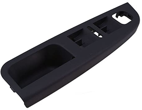 Auto Innen Türgriff Innentür 1K4868049C Für VW Für Golf 5 2005 2006 2007 2008 2009 2010 1 STÜCK Auto Innentür Haupttür Fensterschalter Bedienfeld Zierblende Linke Fahrerhand (Farbe : Schwarz)