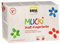 KREUL 28420 - Mucki Stoff-Fingerfarbe, 6 x 150 ml Weiß, Gelb, Rot, Grün, Blau, Violett, leuchtkräftige Farben auf Wasserbasis für Kinder ab 2 Jahren