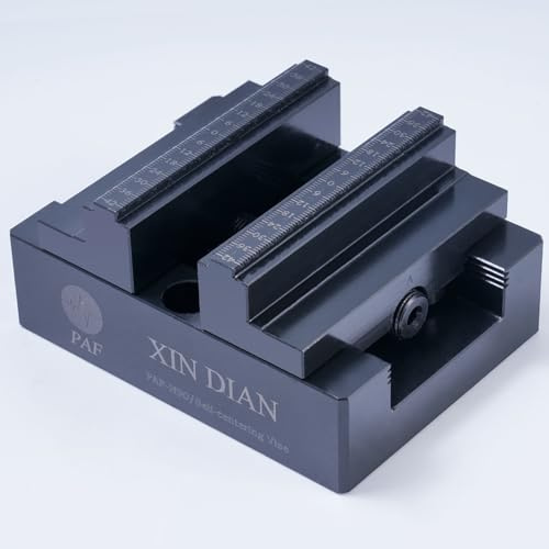 Selbstzentrierender CNC-Schraubstock H90-10-100L, 10-100 mm Backenöffnung, 70 Nm Drehmoment, ± 0,03 mm Präzision, 4CR13H Stahl, EROWA/3R kompatibel