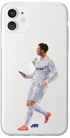 MYCASEFC Coque Football Cristiano Ronaldo Madrid Samsung Galaxy S23 Ultra. Housse de Football pour Smartphone pour Les Fans de Football - Idée Cadeau - Design de qualité supérieure.