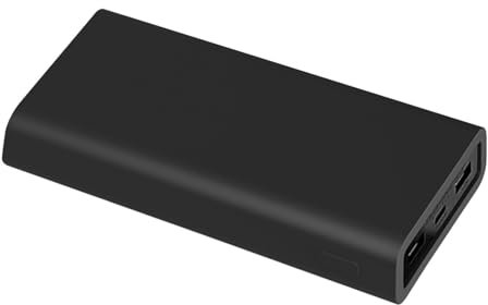 Lily Brown Coque en silicone robuste pour batterie externe de 20 000 mAh - Protège votre appareil contre les chutes et les rayures - Pour une charge rapide - Étui USB C