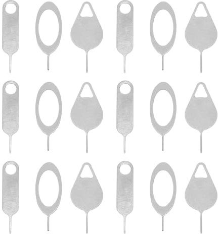 Hemobllo 100 Stück SIM Karte Nadel - Telefon-Tablet-Karten-pin Serviertablett Auswerferwerkzeug SIM-nadeln SIM-Karte Rausnehmen SIM Öffnungsnadeln Telefon Karte Pin Nadel Tray-Nadel Stift