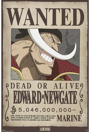 GB eye ABYSTYLE Poster One Piece Wanted Whitebeard 61x91,5cm