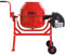Excel 70L Portable Cement Concrete Mixer 240V/220W with Wheels - Electric Cement Mixer - Mortar Concrete Mixing Machine - Large Drum Capacity