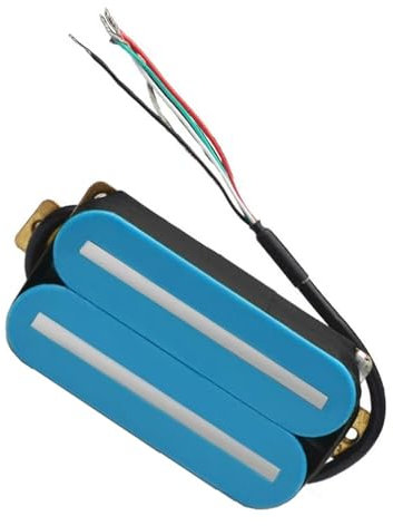 1Set Hellblau E-Gitarre Humbucker Gitarren-Tonabnehmer mit Stahlstange Gitarren-Ersatzteile Ersatzteile Für E-Gitarren-Tonabnehmer