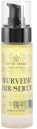 Ayurvedisches Haarserum - 50ML, Natürliche Pflege für kräftiges und glänzendes Haar, Fördert Wachstum und Vitalität - Premium Art of Vedas Haarserum