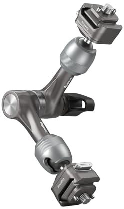 SMALLRIG Rosetta Magic Arm da 7, Struttura a Sgancio Rapido HawkLock H21, Viti da 1/4-20 Integrate e Perni Anti-torsione Rimovibili, per Monitor, Luci, Capacità di Carico Massima di 3,5 kg - 4490