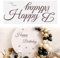 Happy Birthday Schild für Hintergrund, Selbstklebendes Großes Happy Birthday Aufkleberschild Happy Birthday Aufkleber in Brauner Schrift für Partyzubehör zum Geburtstag