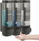 MEKOTRIN Dispensador de jabón para Montaje en Pared, dispensador de jabón líquido, dispensador de jabón de Mano, Gel de Ducha, detergente para Hotel, hogar (Gris)