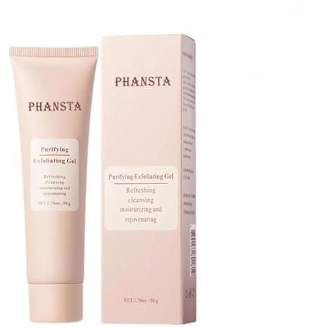 Phansta Peeling-Gel, Gesichtspeeling-Reiniger, Phansta Reinigendes Peeling-Gel, Gesichts- und Körper-Peeling-Peeling-Gel für Gesicht und Körper, Peeling-Gesichtspeeling (1Pcs)