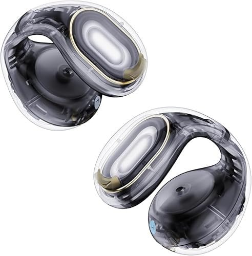soundcore C30i by Anker, offene Ohrhörer, Clip-On-Ohrhörer, aufsteckbare Ohrgriffe, große Treiber für klares Audio, 30-Stunden-Wiedergabe(Generalüberholt)