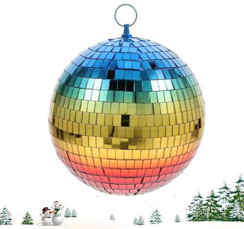 Discokugel für Party, Discokugel, Discokugel mit Farbverlauf, Dekoration für Disco, Partyzubehör für DJ Club Stage Bar B