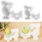 Silikonformen Gießformen Ostern, 2 Stück Gießform Hase, Silikonform Osterhase, Gipsformen zum Gießen Ostern, Silikonformen Gießformen Hasen Kerzenhalter Silikon Gießform Ostern Für Gips Kerzen Seife
