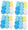 HOLIDYOYO 4 Sätze Dekoratives Band Girlande Streamer Lametta Randbereich Golddekorationsparty Festival Regenbogen-partydekorationen Punkt Teeparty-Dekorationen Papier 12 Rollen * 4