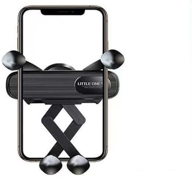 Soporte Móvil Coche Universal del Aire Ventilación, Gancho Metalico, Soporte Estable y Robusto, Ajustable a 360 Grados, Universales para Smartphones